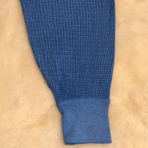 Free People South Side Thermal Blue Top. Size: M,L - Picture 6 of 8